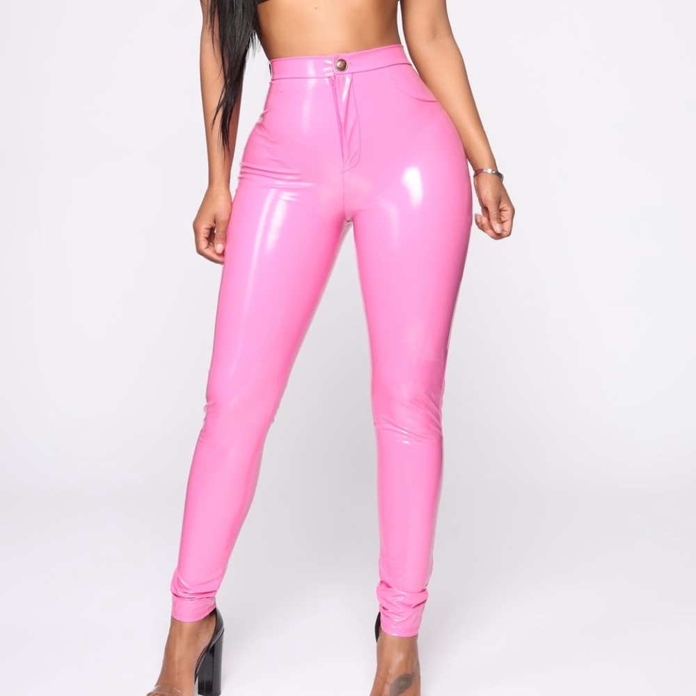 Brand new Pink patent pants